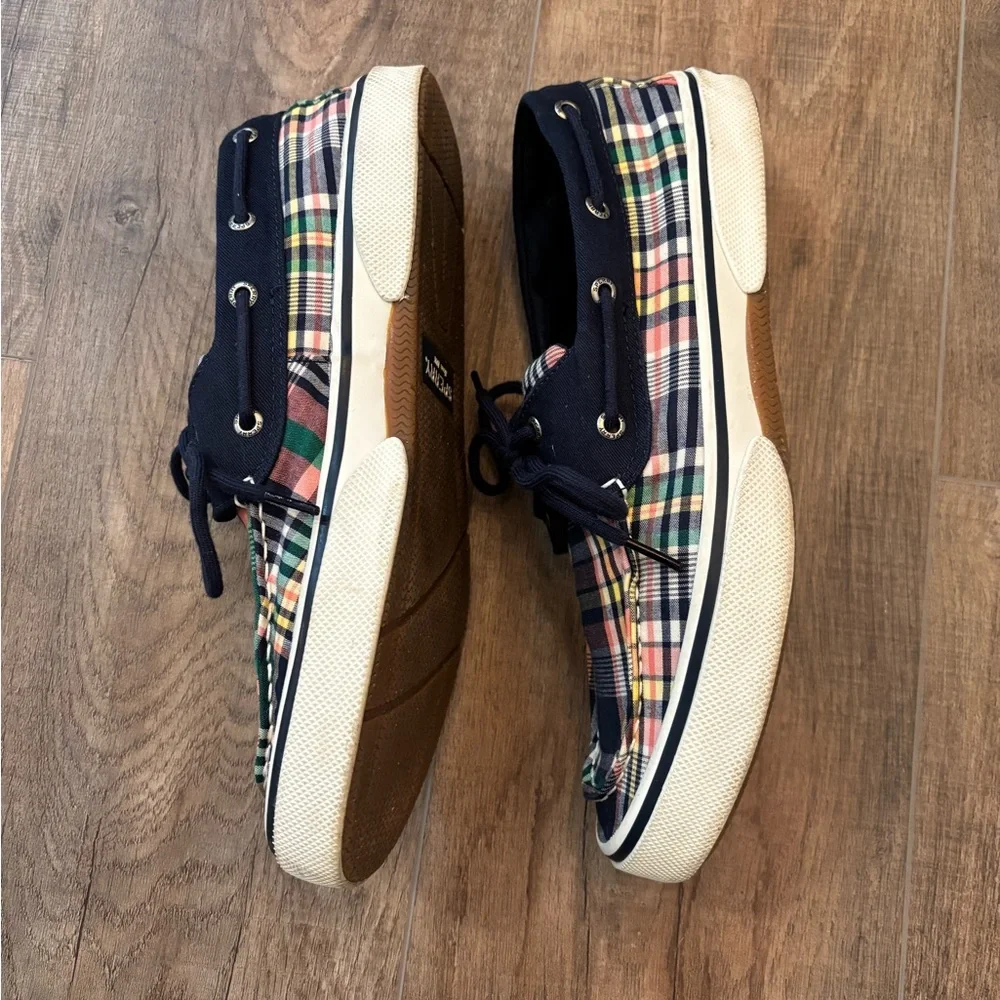 Sperry Men’s Plaid‎ Top-Sider Size 10 Boat Shoe with Lace Tie